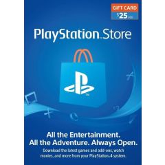$25 USA Playstation Network Gift Card - PSN Card (Instant Email Delivery)
