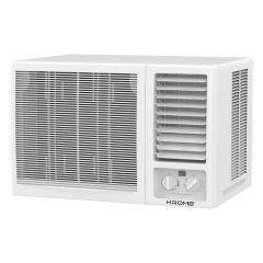 Krome 2 Ton Window Air Conditioner, 24000 BTU, R410a Gas, Rotary compressor, Energy Efficient, Turbo mode - White- KR-AWR24ST3
