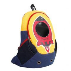Rocket Caty Smile Trendy And Durable Backpack Carrier For Cats - Red