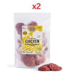Wild Balance Complete BARF Menu Chicken for Cats 1Kg (Pack of 2)