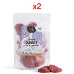Wild Balance Complete BARF Menu Rabbit for Dogs 1Kg (Pack of 2)