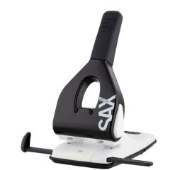 SAX 618 Heavy Duty 2-Hole Punch 65 Sheet Cap