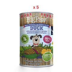 Little Big Paw Duck Adult Wet Dog Food 390g Pack Of 5