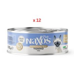 Naxos Cat Grain Free Adult Sterilight Monoprotein Tuna Pate 85g (Pack of 12)