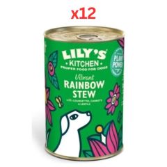 Lily's Kitchen Vegan Rainbow Stew Dog Wet Food 400G (Pack of 12)