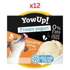 YowUp Frozen Yogurt Salmon Tartar Dog Wet Food 110G (Pack of 12) Dubai Delivery Only