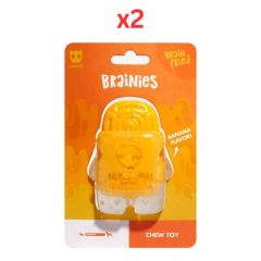 Zee Dog Brain Fried Dog Toy (Pack of 2)