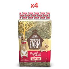 Tiny Friends Farm Russel Rabbit Tasty Hay 2Kg (Pack Of 4)