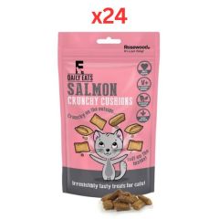 Rosewood Daily Eats Crunchy Cushions Salmon 60G (Pack of 24)