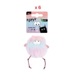 M-Pets Fluffy Loo Catnip Cat Toy Pack Of 6