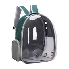 Cozy Paws Transpaent Pet Back Pack- 35*23*45cm ( Green )