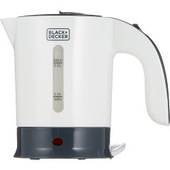 Black+Decker Travel Kettle, White - TR250JA