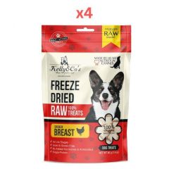 Kelly & Co's Freeze-Dried Chicken Breast For Dog 40G Pack Of 4