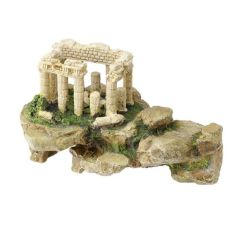 Aqua D'Ella Akcopolis on Rock Aquarium Décor - 34X25X20CM