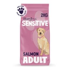 Burgess Sensitive Adult Salmon Dry Dog Food 2Kg