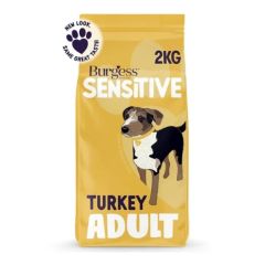 Burgess Sensitive Adult Turkey Dry Dog Food 2KG