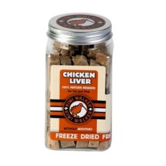 Kiwi Walker Freeze Dried Grain Free Snack Chicken Liver Cubes Dog & Cat Treats 115G