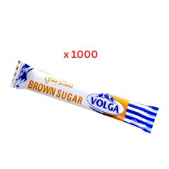 Volga Brown Sugar Sticks 1000 X 5gm (Dubai Delivery Only)