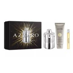 Azzaro Wanted 3Pcs (M) Edp 100Ml + Edp 10Ml + Hair & Body Shampoo 75Ml Set