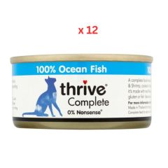 Thrive Complete Ocean Fish Wet Cat Food 75g Pack Of 12