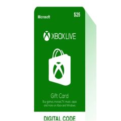 Xbox Live $25 USD - Instant E-Mail Delivery