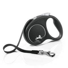 Flexi Black Design L Tape, 5M, Black - Silver