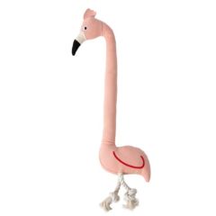 Freedog Flamingo Long Neck Plush Dog Toy