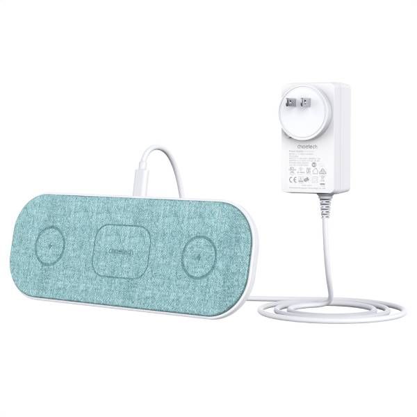 Choetech Magnetic 3 In 1 Charger –(Green)-(T569-S-UK201GN)