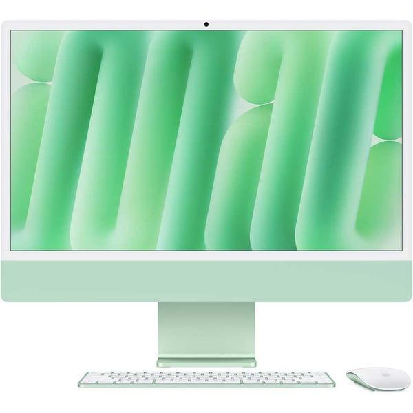 Apple iMac 24-inch (2024), Green, M4 with 8-Core CPU, 16GB RAM, 256GB SSD, 8-core GPU, MWUE3 (English Keyboard, Apple Warranty)
