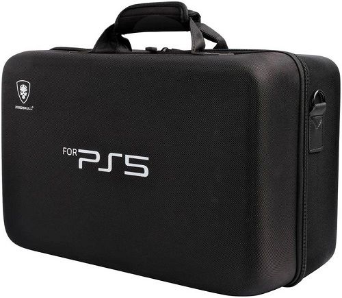 Dead Skull Hardshell PlayStation 5 PS5 Carrying Case, Black