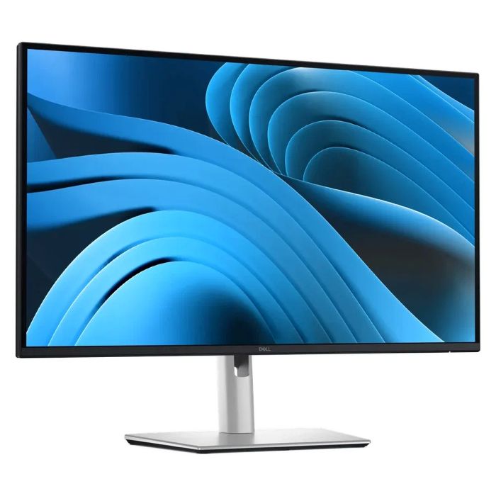 Dell Pro 27inch QHD 2560X1440 2K Monitor, 100Hz, Anti-glare, 5ms, HDMI, DP, USB-C, Adjustable, Black & Silver - P2725D