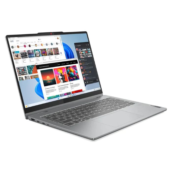 Lenovo IdeaPad 5 2-in-1 14IRU9 Flip Laptop, 14inch WUXGA OLED Touch Display,  Intel Core i7-13620H Processor, 16GB RAM, 512GB SSD, Windows 11 Home, Backlit English & Arabic Keyboard, 1 Year Warranty