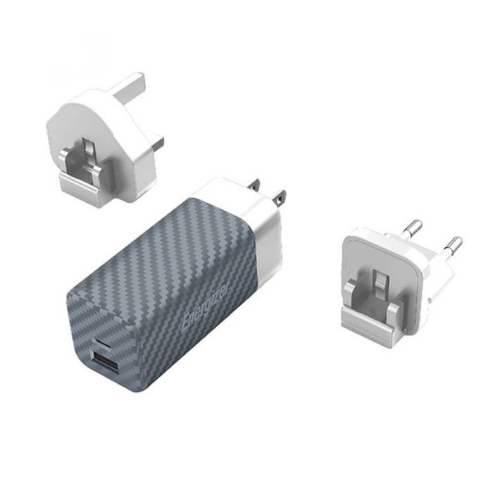 Energizer Ultimate 65W Power Delivery Wall Charger - Silver