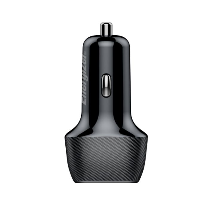 Energizer 38W Car Charger, 1 USB-C Port & 1 USB-A Port - Black