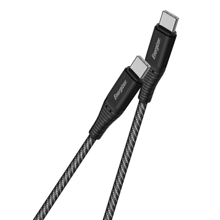 Energizer Ultimate USB-C to USB-C 2M Cable - Black
