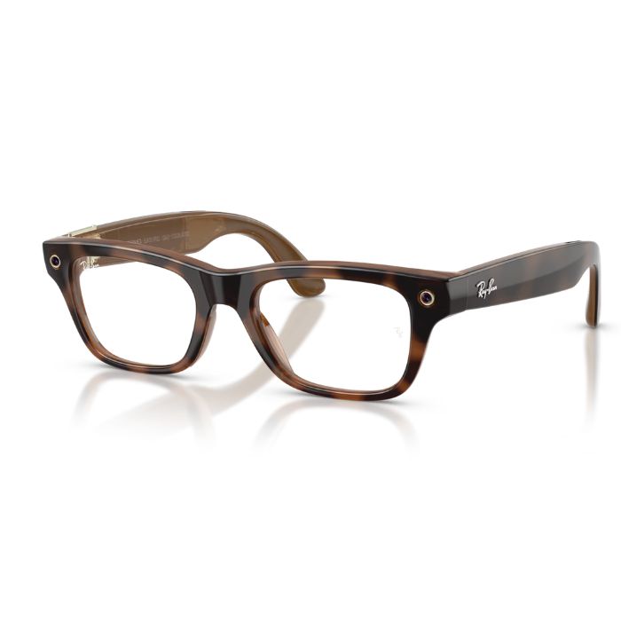 Ray-Ban Meta Blayzer Gen 2 Havana Clear Lenses  Smart Glasses 50Mm