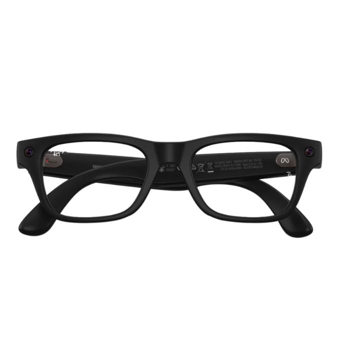 Ray-Ban Meta Blayzer Gen 2 Matte Black Clear Lenses  Smart Glasses 50Mm