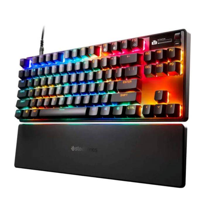 SteelSeries Apex Pro TKL Gen 3 Wireless Mechanical Gaming Keyboard, Black - 64871