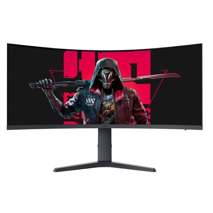 Koorui 34-inch Gaming Monitor Curved Ultrawide, WQHD 3840 x 1440, 165Hz, HDMI, DisplayPort, Black – 34E6UC