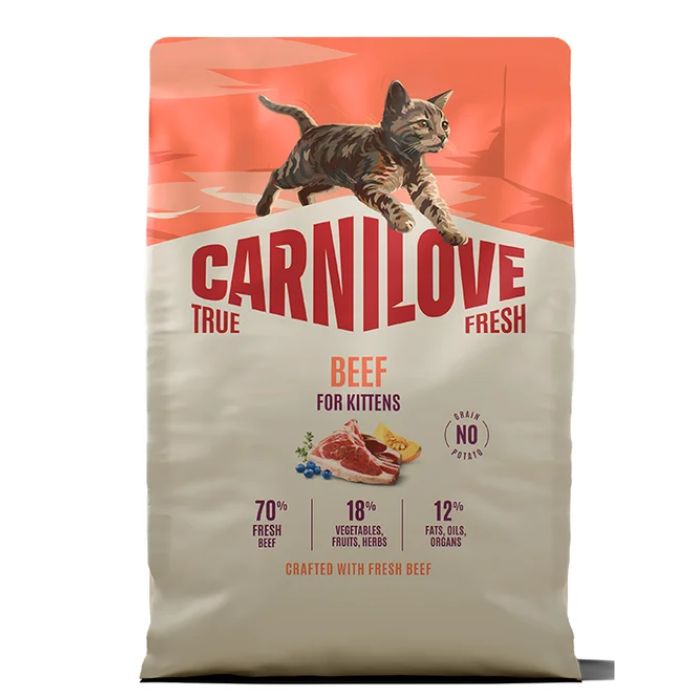 Carnilove True Fresh Beef For Kittens Dry Cat Food 2kg