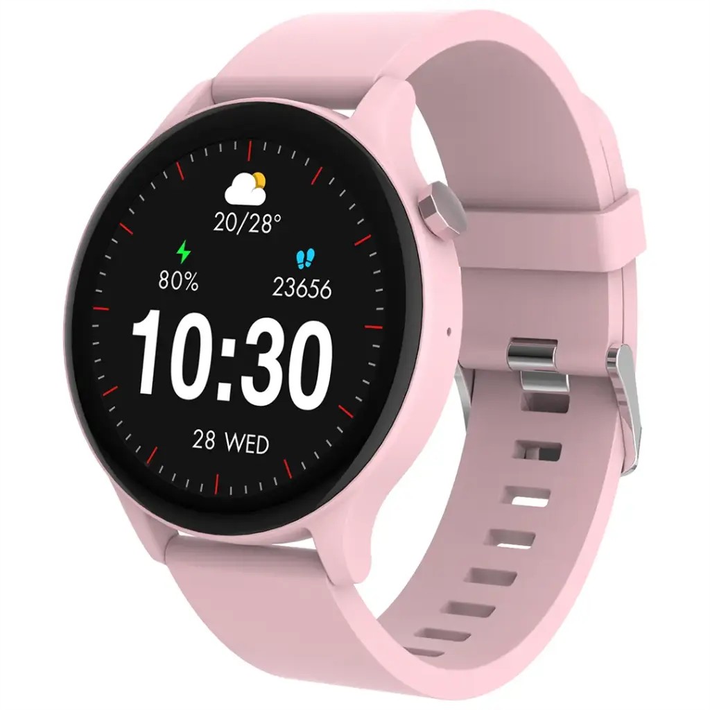 Porodo Essential, Pulse Smart Watch 1.38" HD Display- Pink