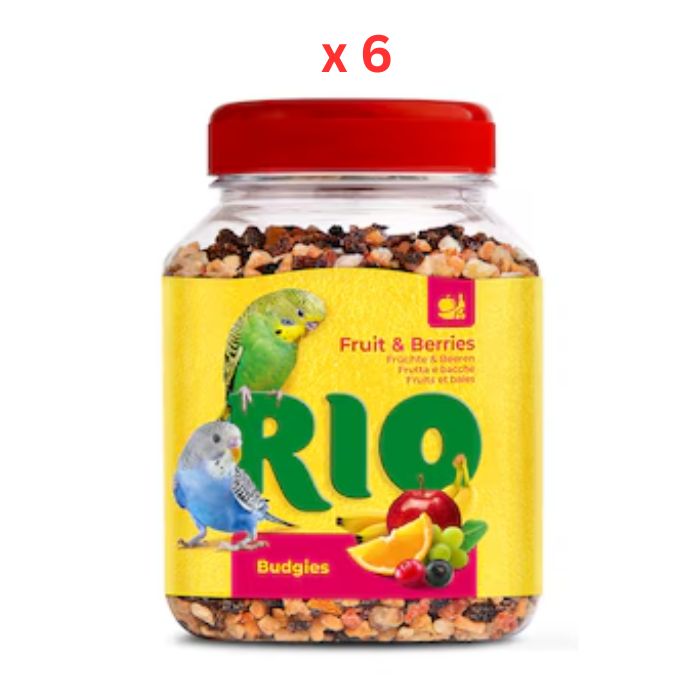 Rio Fruit And Berry Mix Treat For Budgies 180G Pack Of 6