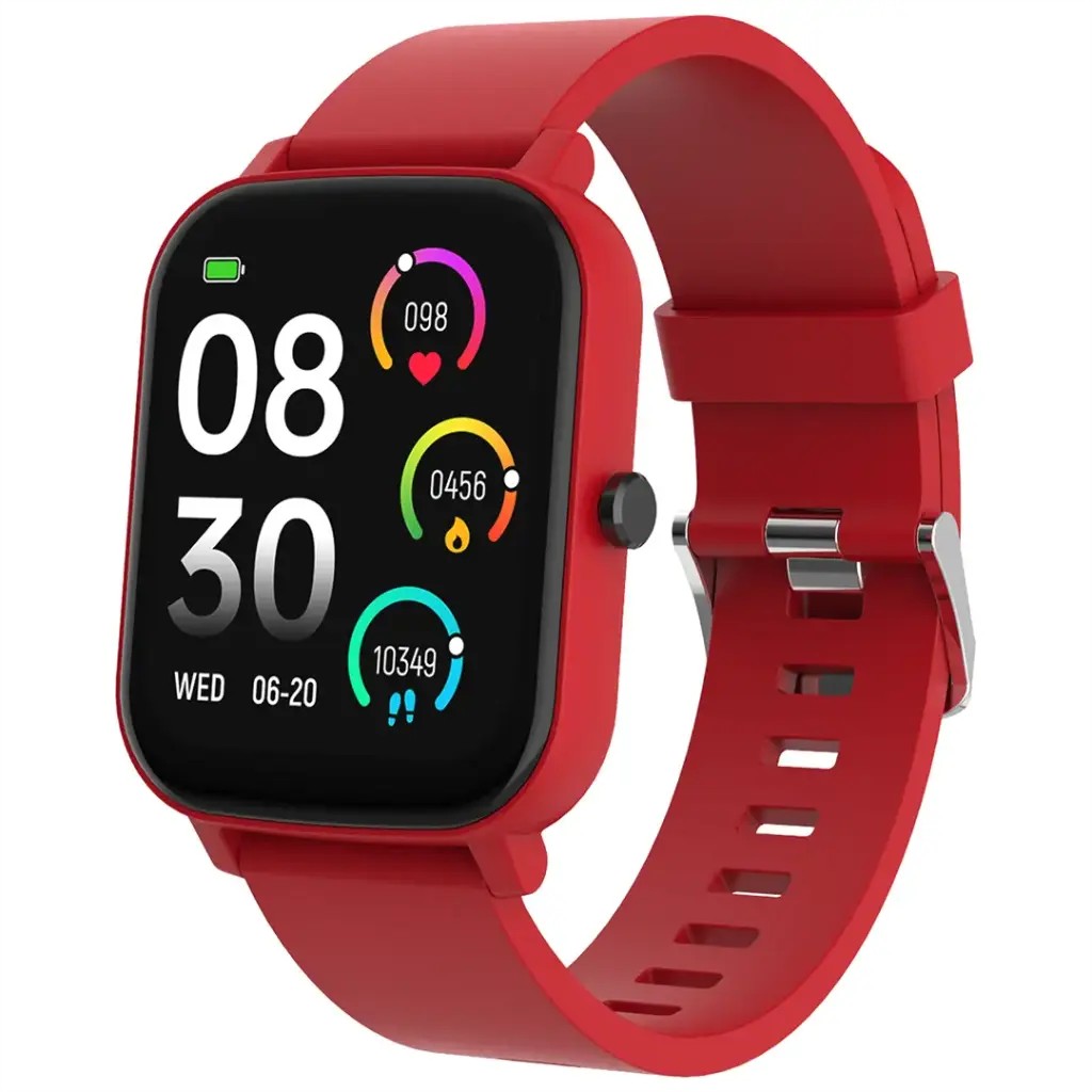 Porodo Endura Fit, Smart Watch- Red