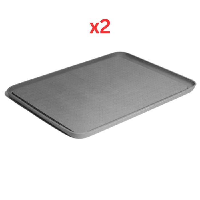 Zee Dog Zee Mat Grey (Pack of 2)