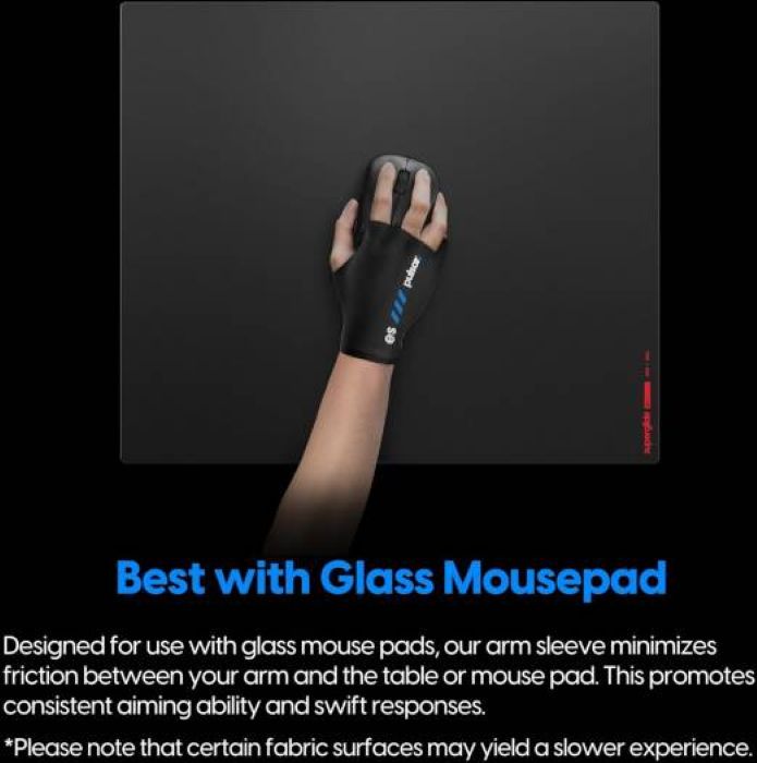 Pulsar Gaming Gears ES ARM Sleeve Finger Glove, Medium Black - 696736
