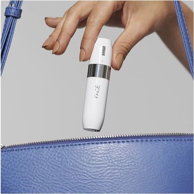 Braun Face Mini Hair Remover Electric Facial Hair Removal for Women White - FS1000