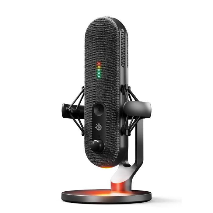 SteelSeries Alias USB-C Wired Gaming Microphone, Black - 61601