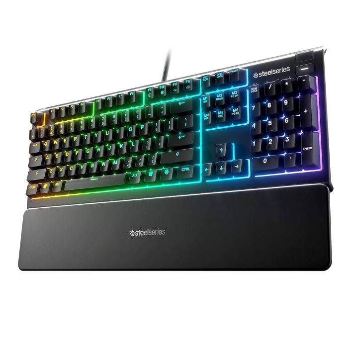 SteelSeries Apex 3 Water Resistant Gaming Keyboard, Black - 64928