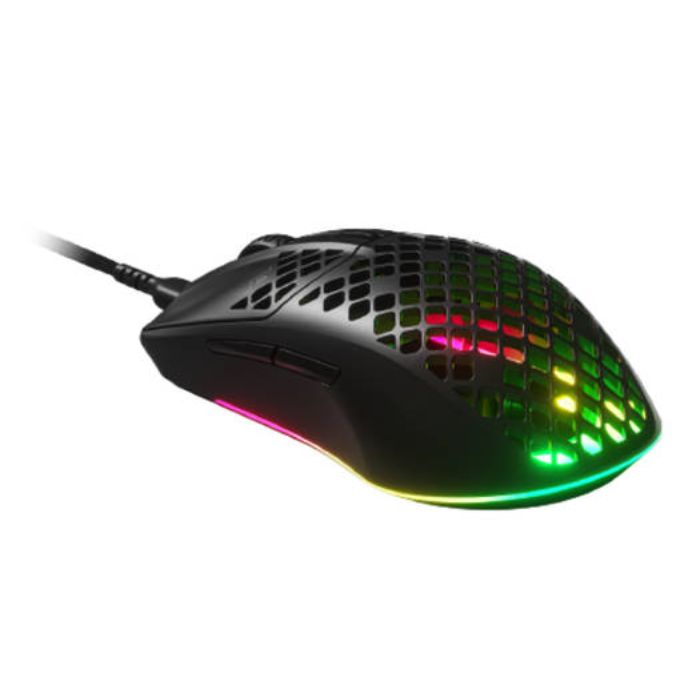 SteelSeries Aerox 3 Onyx 2022, Gaming Mouse, Black - 62611