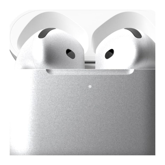 Merlin Craft Customized Apple Airpods 4 ANC Metallic Silver